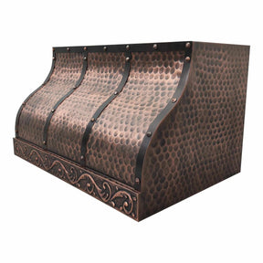 Fobest Copper Range Hood with Classic Pattern FCP-191-Copper Range Hood-Fobest