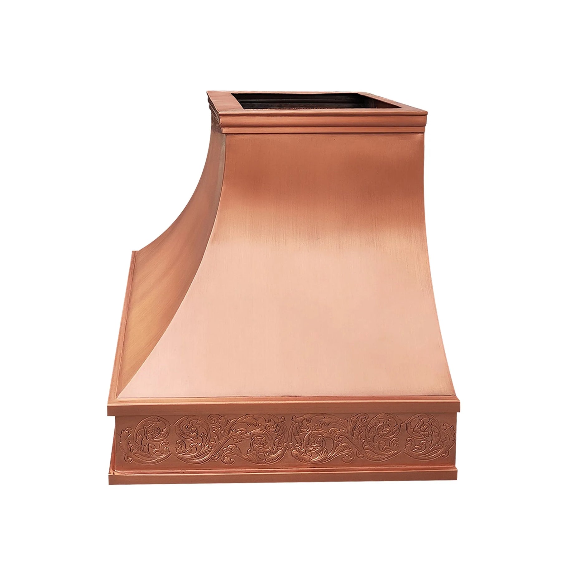 Fobest Copper Range Hood with Floral Band FCP-263-Copper Range Hood-Fobest
