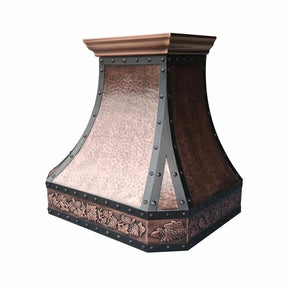 Fobest Copper Range Hood with Handmade Apron Design FCP-122-Copper Range Hood-Fobest