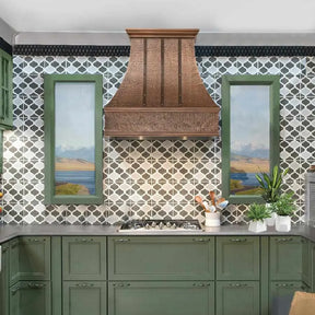 Fobest Copper Range Hood with Handmade Apron Finish FCP-42-Copper Range Hood-Fobest