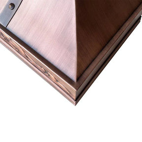 Fobest Copper Range Hood with Handmade Apron Finish FCP-42-Copper Range Hood-Fobest