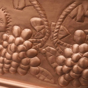 Fobest Copper Range Hood with Handmade Pattern FCP-125-Copper Range Hood-Fobest