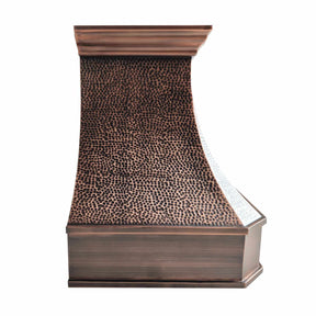 Fobest Copper Range Hood with Heavy Hammer Finish FCP-140-Copper Range Hood-Fobest