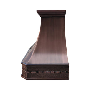 Fobest Copper Range Hood with Rustic Apron FCP-211-Copper Range Hood-Fobest
