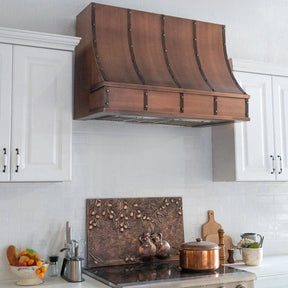 Fobest Copper Range Hood with Sloped Design FCP-79-Copper Range Hood-Fobest