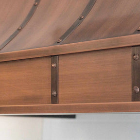 Fobest Copper Range Hood with Sloped Design FCP-79-Copper Range Hood-Fobest