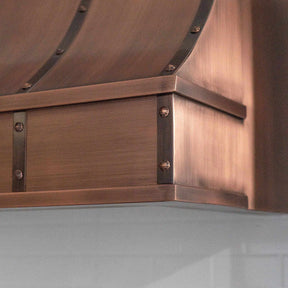 Fobest Copper Range Hood with Sloped Design FCP-79-Copper Range Hood-Fobest