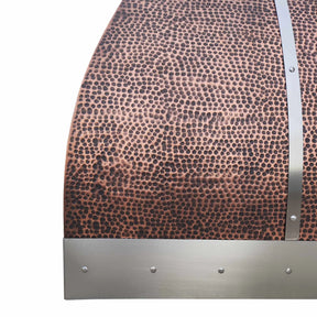 Fobest Copper Range Hood with Stainless Steel Accent FCP-170-Copper Range Hood-Fobest