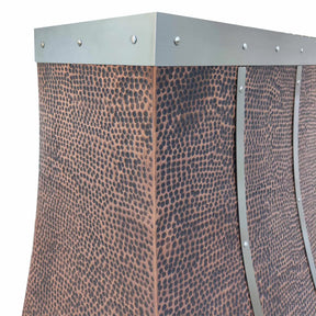 Fobest Copper Range Hood with Stainless Steel Accent FCP-170-Copper Range Hood-Fobest