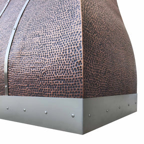Fobest Copper Range Hood with Stainless Steel Accent FCP-170-Copper Range Hood-Fobest