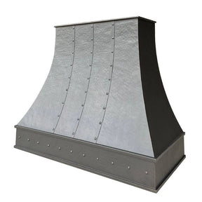 Fobest Copper Range Hood with Three Vertical Straps FCP-18-Copper Range Hood-Fobest