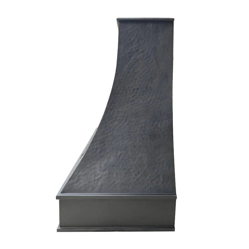Fobest Copper Range Hood with Three Vertical Straps FCP-18-Copper Range Hood-Fobest