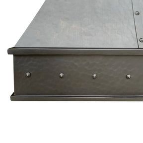 Fobest Copper Range Hood with Three Vertical Straps FCP-18-Copper Range Hood-Fobest