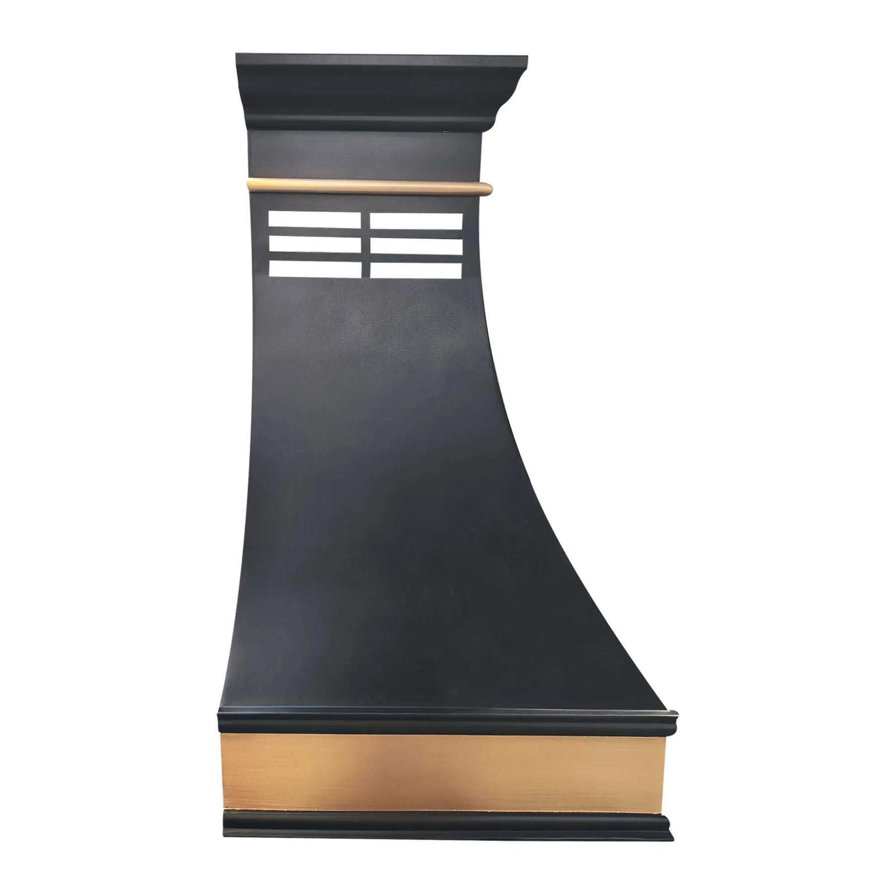 Fobest Copper Range Hood with brass apron FCP-132-Copper Range Hood-Fobest