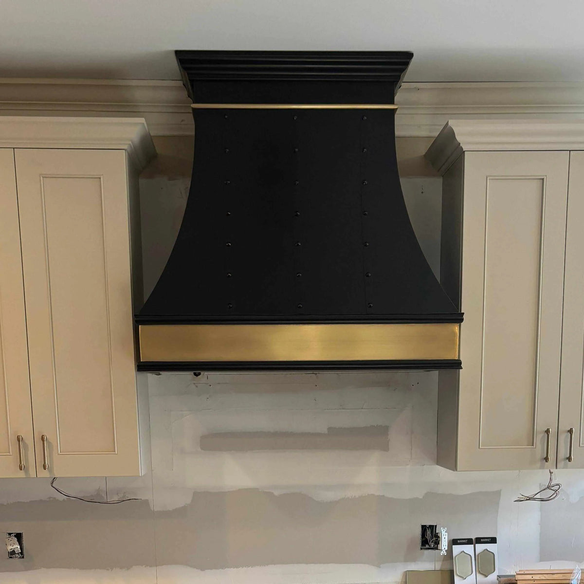 Fobest Copper Range Hood with brass apron FCP-132-Copper Range Hood-Fobest
