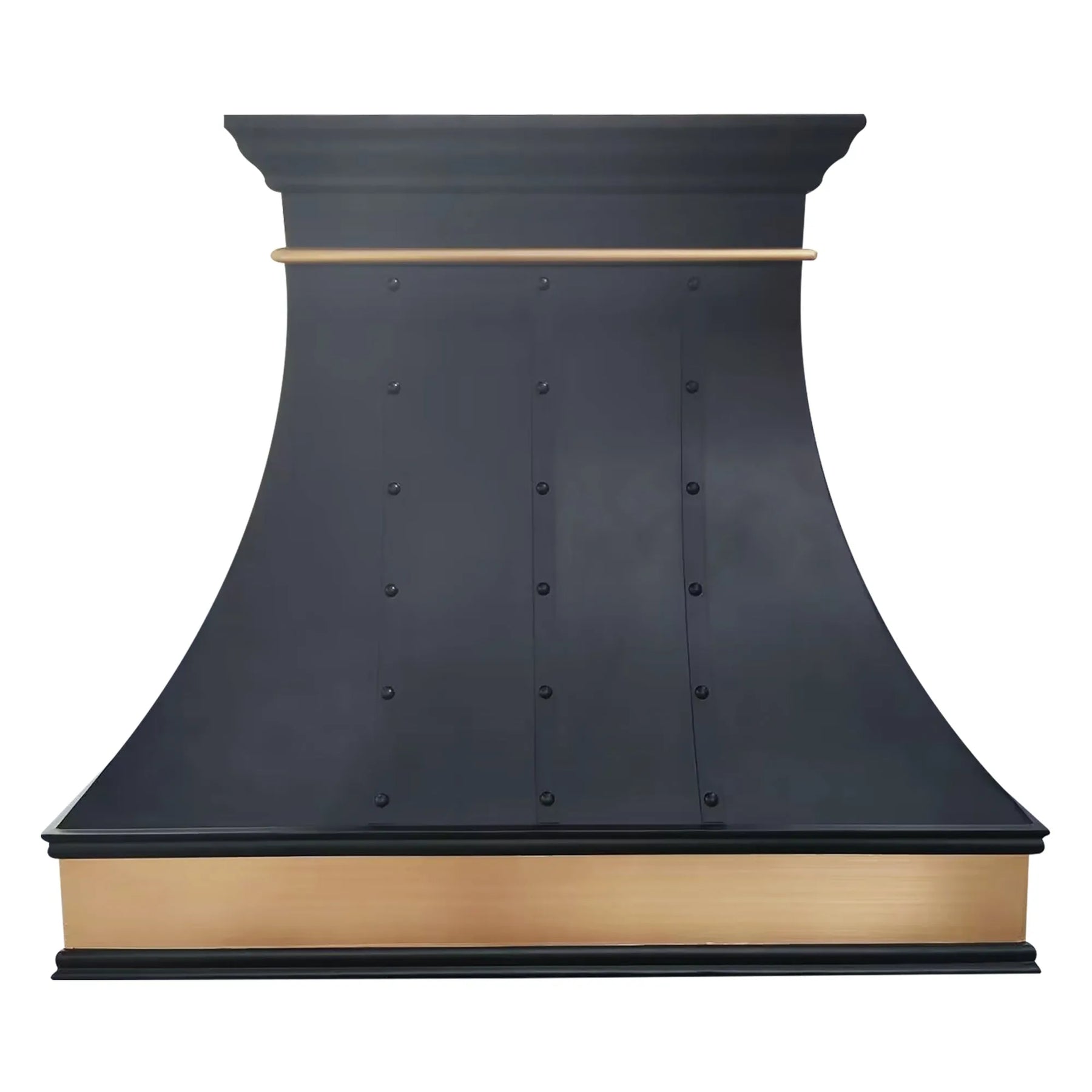 Fobest Copper Range Hood with brass apron FCP-132-Copper Range Hood-Fobest