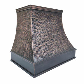 Fobest Copper Vent Hood with Hammer Design FCP-194-Copper Range Hood-Fobest