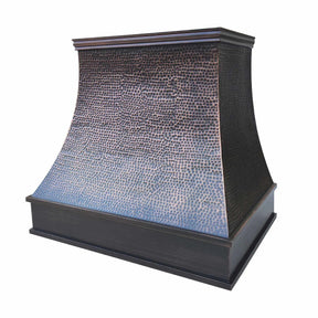 Fobest Copper Vent Hood with Hammer Design FCP-194-Copper Range Hood-Fobest