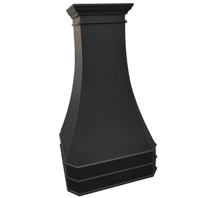 Fobest Copper Vent Hood with Tiered Base FCP-264-Copper Range Hood-Fobest