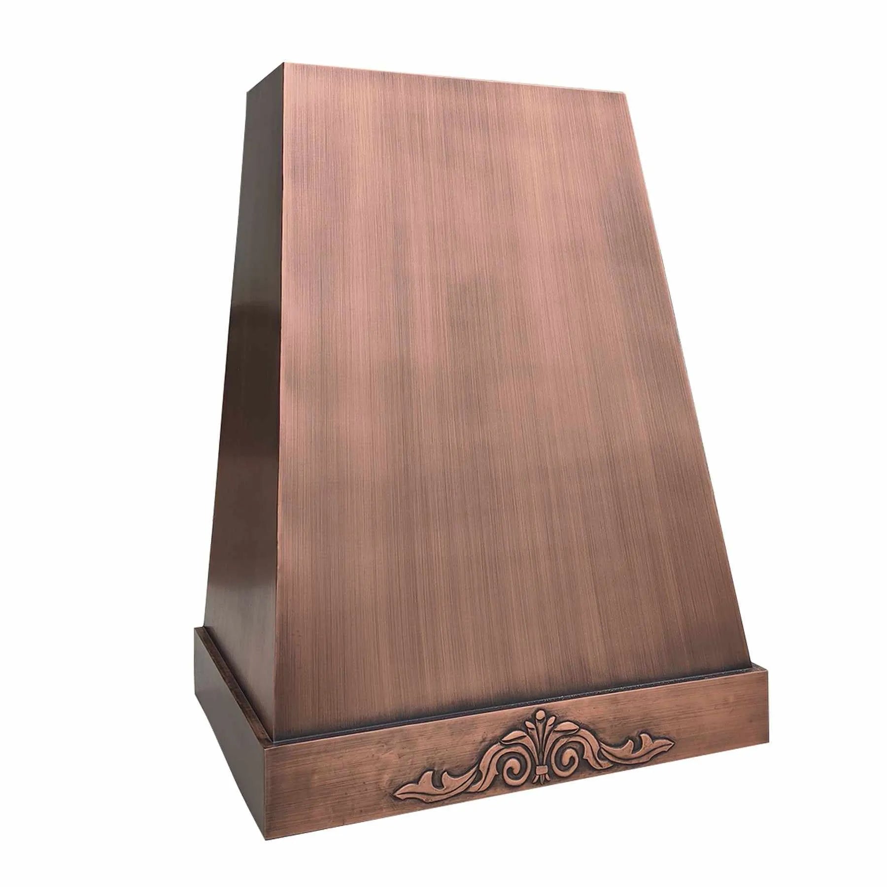 Fobest Copper Vent Hood with Vintage Charm Apron FCP-181-Copper Range Hood-Fobest