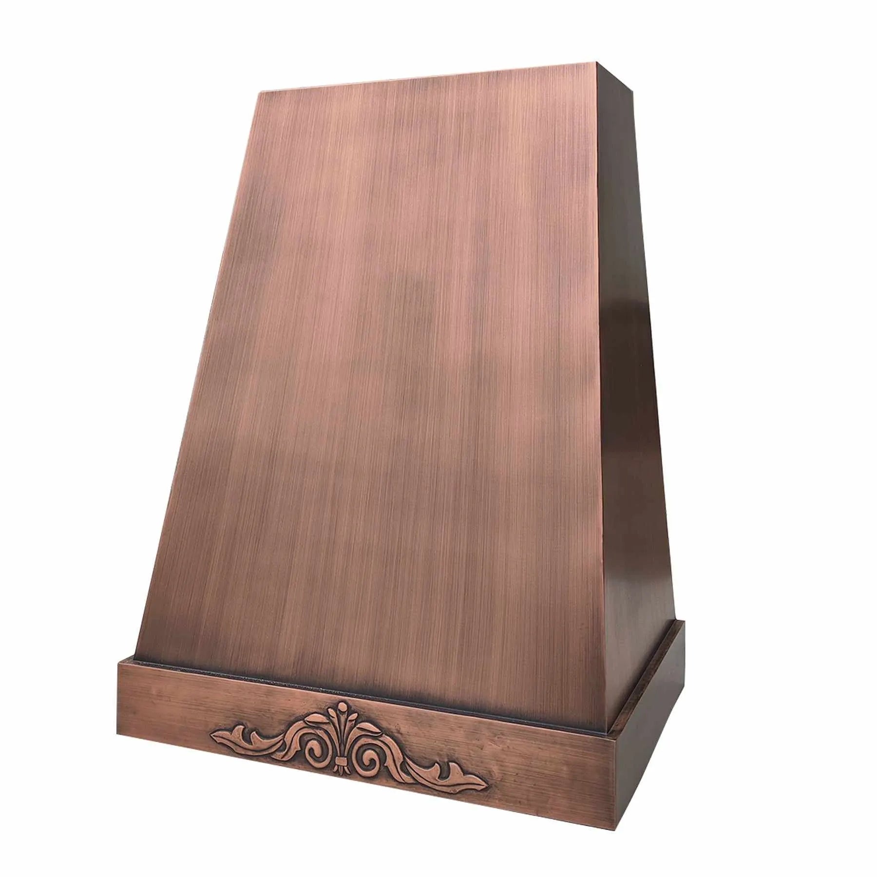 Fobest Copper Vent Hood with Vintage Charm Apron FCP-181-Copper Range Hood-Fobest