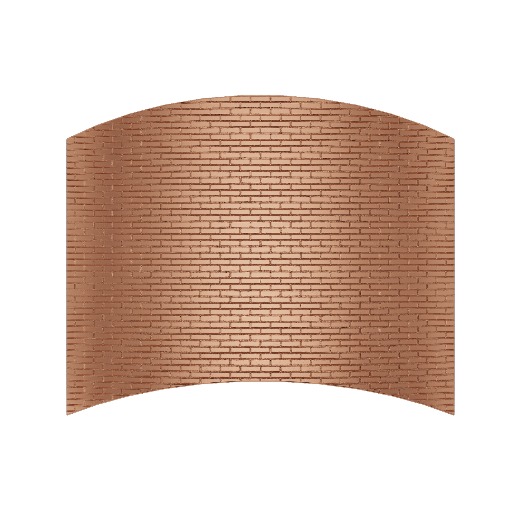 Fobest Curved Brick-Pattern Copper Range Hood-FCP-288-Copper Range Hood-Fobest