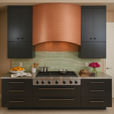 Fobest Curved Brick-Pattern Copper Range Hood-FCP-288-Copper Range Hood-Fobest