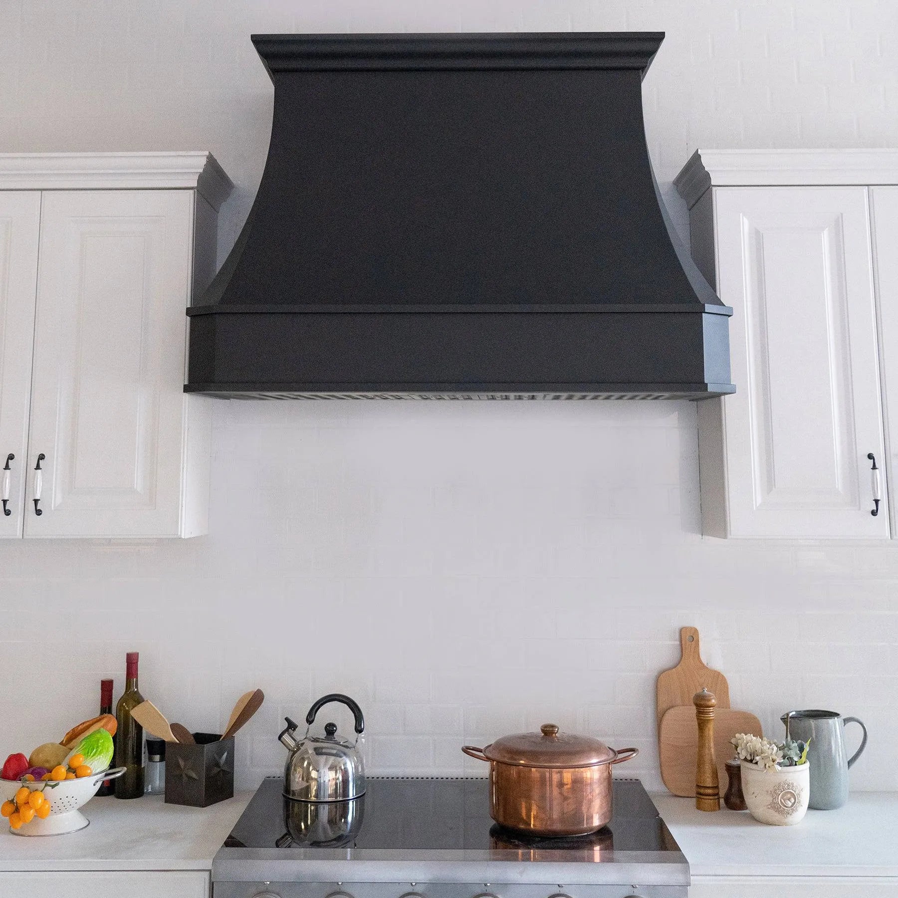 Fobest Curved Custom Stainless Steel Kitchen Hood FSS-72-Stainless Steel Range Hood-Fobest