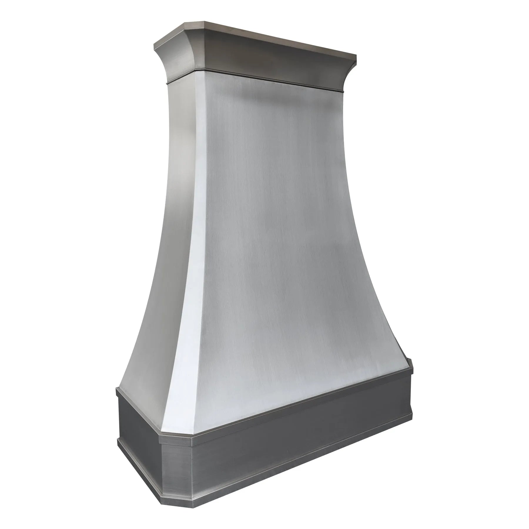 Fobest Curved Stainless Steel Custom Range Hood with Classic Crown FSS-64-Stainless Steel Range Hood-Fobest