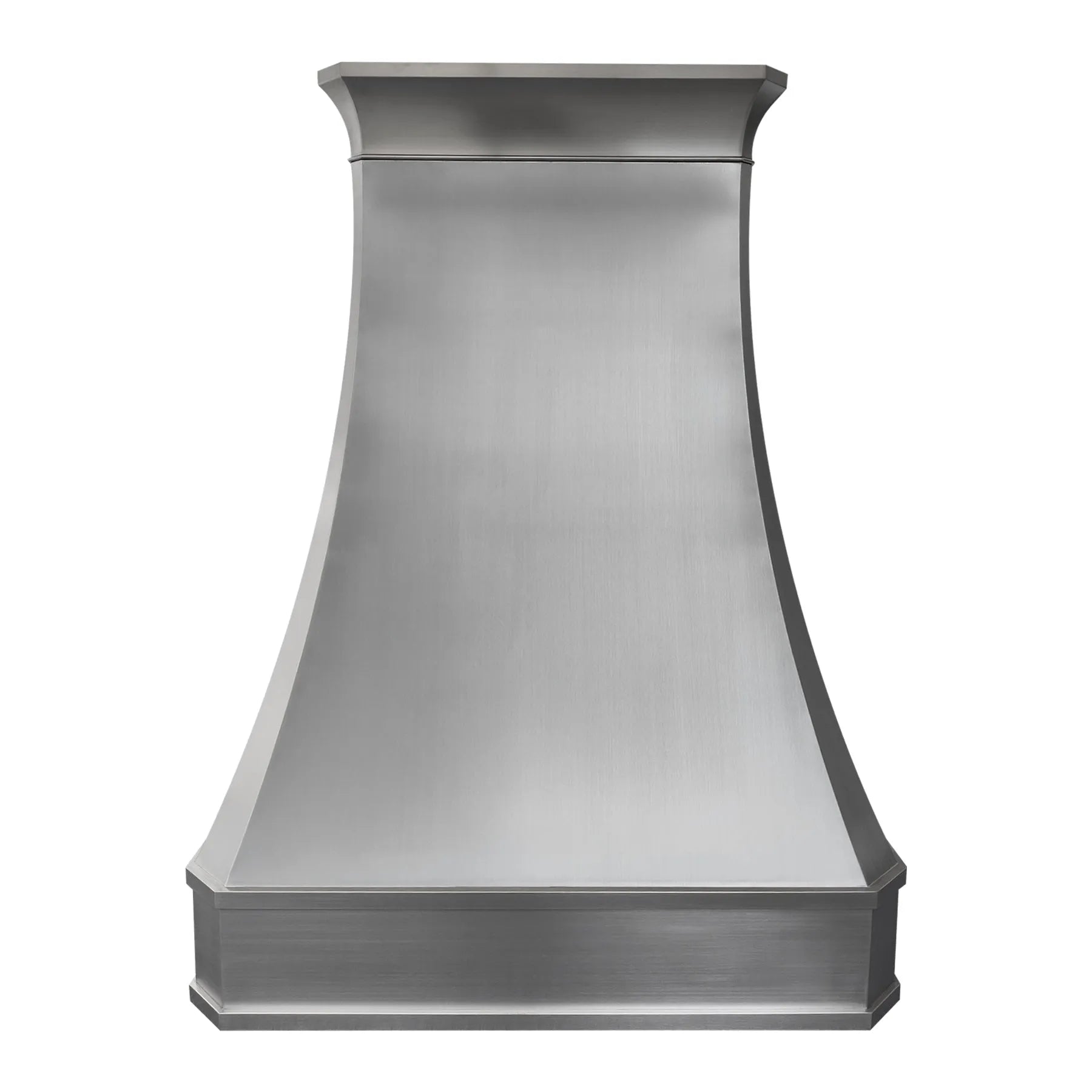 Fobest Curved Stainless Steel Custom Range Hood with Classic Crown FSS-64-Stainless Steel Range Hood-Fobest