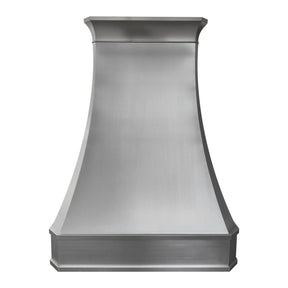 Fobest Curved Stainless Steel Custom Range Hood with Classic Crown FSS-64-Stainless Steel Range Hood-Fobest