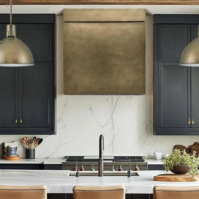 Fobest Custom Aged Brass Range Hood Box Design FSS-336-Stainless Steel Range Hood-Fobest