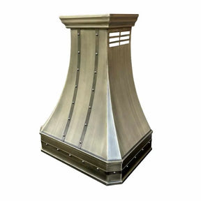 Fobest Custom Aged Brass Range Hood FSS-158-Stainless Steel Range Hood-Fobest