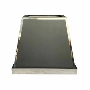 Fobest Custom Black Range Hood Stainless Steel Straps FSS-179-Stainless Steel Range Hood-Fobest