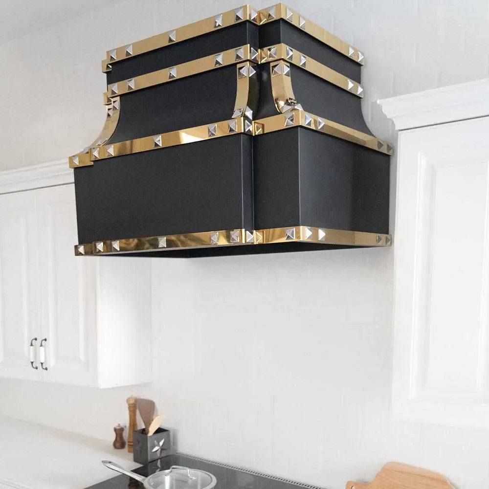 Fobest Custom Black Stainless Steel Box Hood FSS-167-Stainless Steel Range Hood-Fobest