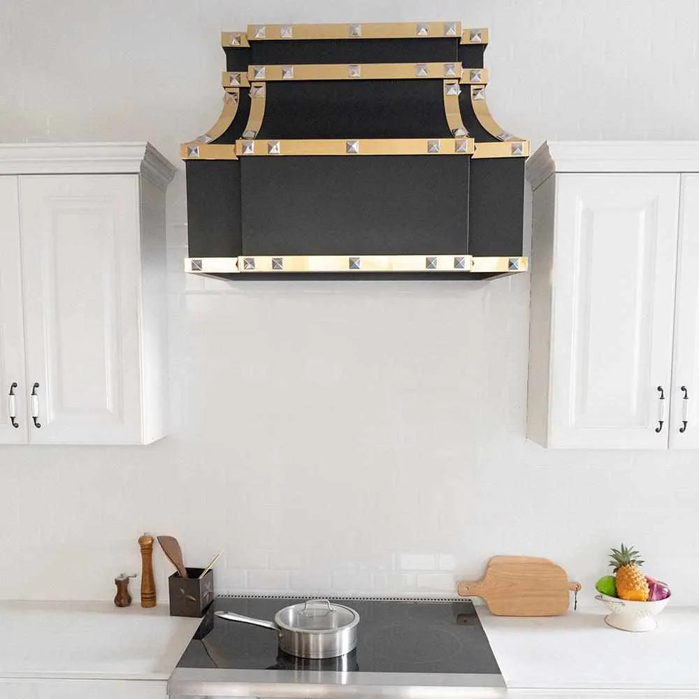 Fobest Custom Black Stainless Steel Box Hood FSS-167-Stainless Steel Range Hood-Fobest