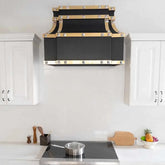 Fobest Custom Black Stainless Steel Box Hood FSS-167-Stainless Steel Range Hood-Fobest
