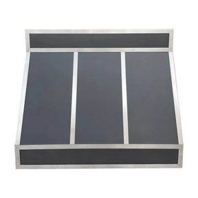 Fobest Custom Black Stainless Steel Range Hood FSS-117-Stainless Steel Range Hood-Fobest