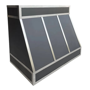 Fobest Custom Black Stainless Steel Range Hood FSS-117-Stainless Steel Range Hood-Fobest