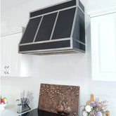 Fobest Custom Black Stainless Steel Range Hood FSS-117-Stainless Steel Range Hood-Fobest