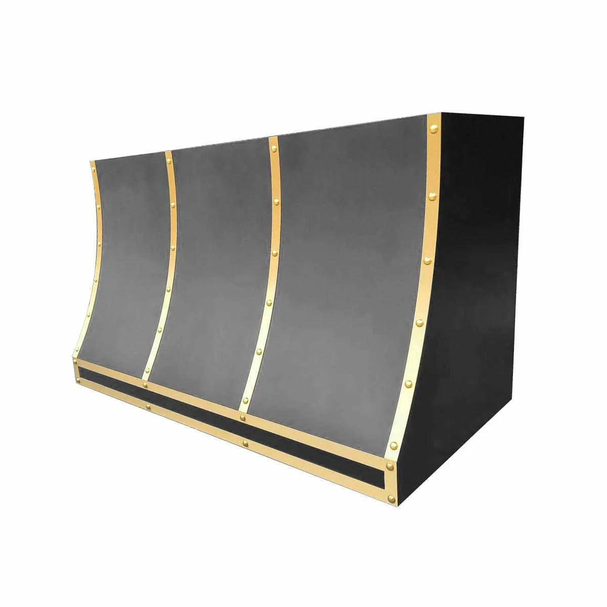 Fobest Custom Black Stainless Steel Range Hood FSS-148-Stainless Steel Range Hood-Fobest