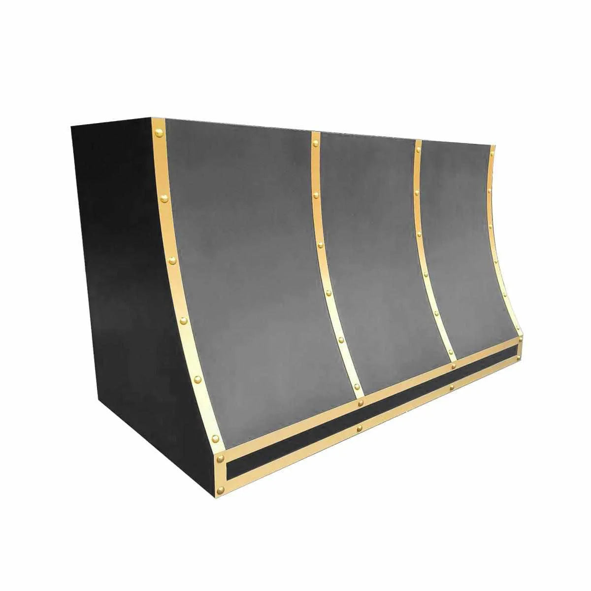 Fobest Custom Black Stainless Steel Range Hood FSS-148-Stainless Steel Range Hood-Fobest