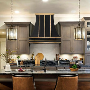 Fobest Custom Black Stainless Steel Range Hood FSS-175-Stainless Steel Range Hood-Fobest