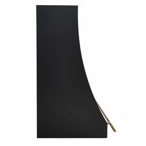 Fobest Custom Black Stove Hood with Brass Pot Rail FSS-227-Stainless Steel Range Hood-Fobest
