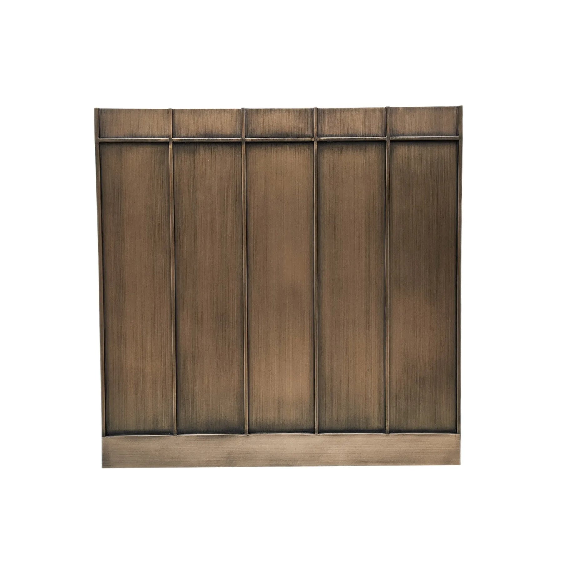Fobest Custom Box Range Hood Aged Brass Finish FSS-350-Stainless Steel Range Hood-Fobest