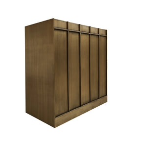 Fobest Custom Box Range Hood Aged Brass Finish FSS-350-Stainless Steel Range Hood-Fobest