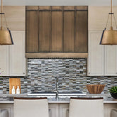 Fobest Custom Box Range Hood Aged Brass Finish FSS-350-Stainless Steel Range Hood-Fobest