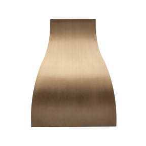 Fobest Custom Brass Kitchen Hood with Bell Shape FSS-364-Stainless Steel Range Hood-Fobest