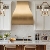 Fobest Custom Brass Kitchen Hood with Bell Shape FSS-364-Stainless Steel Range Hood-Fobest