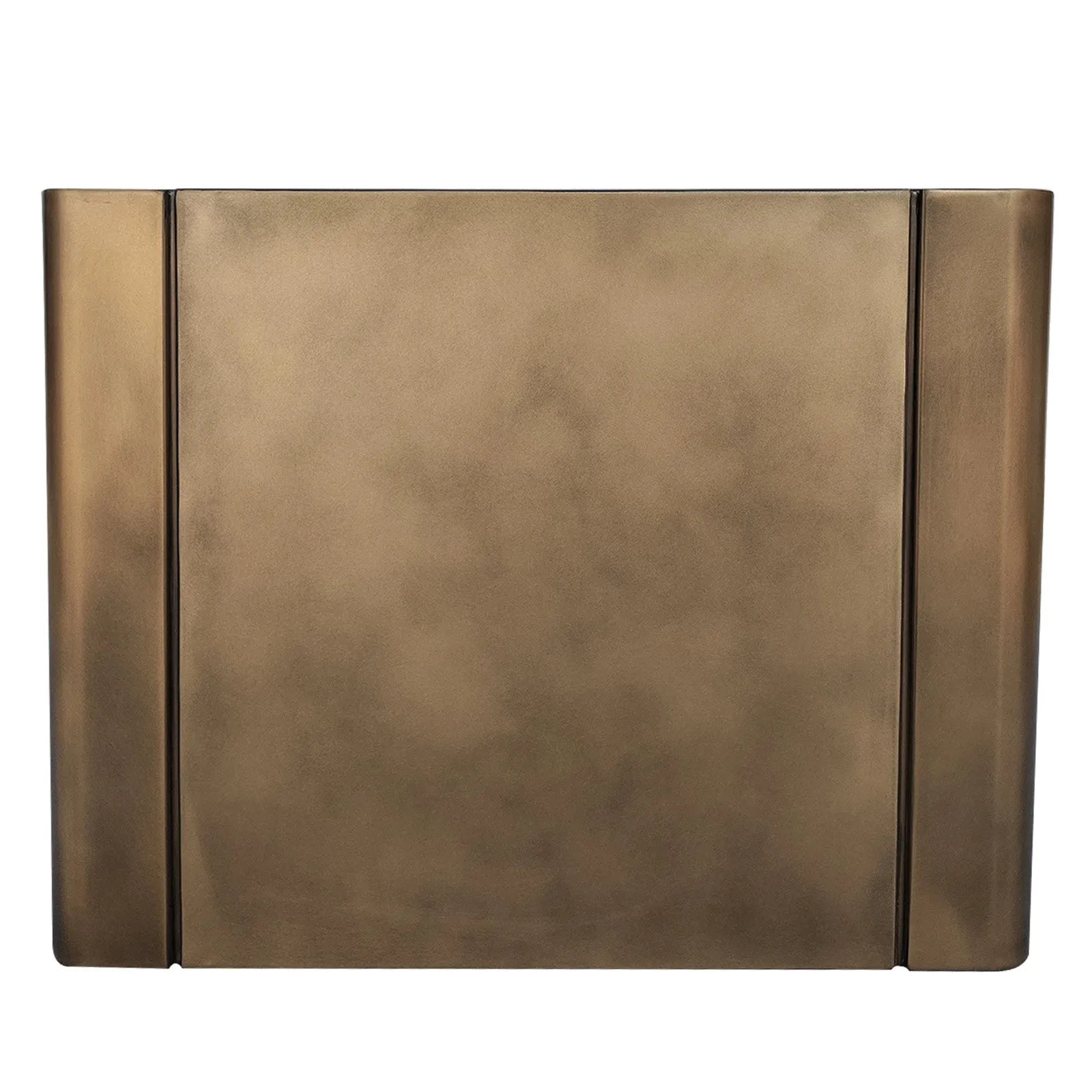 Fobest Custom Brass Range Hood with Aged Brass Finish FSS-333